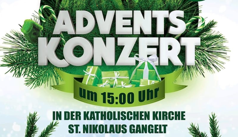 Adventskonzert und Weihnachtsgruß des Musikvereins St. Hubertus Gangelt