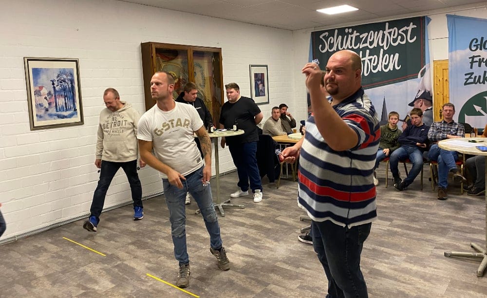 In Saeffelen flogen die Pfeile