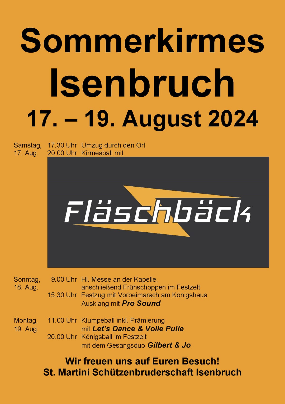 Endlich ist es wieder Soweit! Traditionelle Sommerkirmes in Isenbruch startet in wenigen Tagen