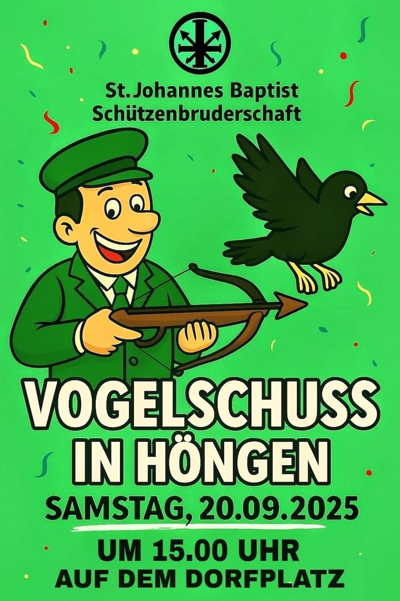 Vogelschuß in Höngen