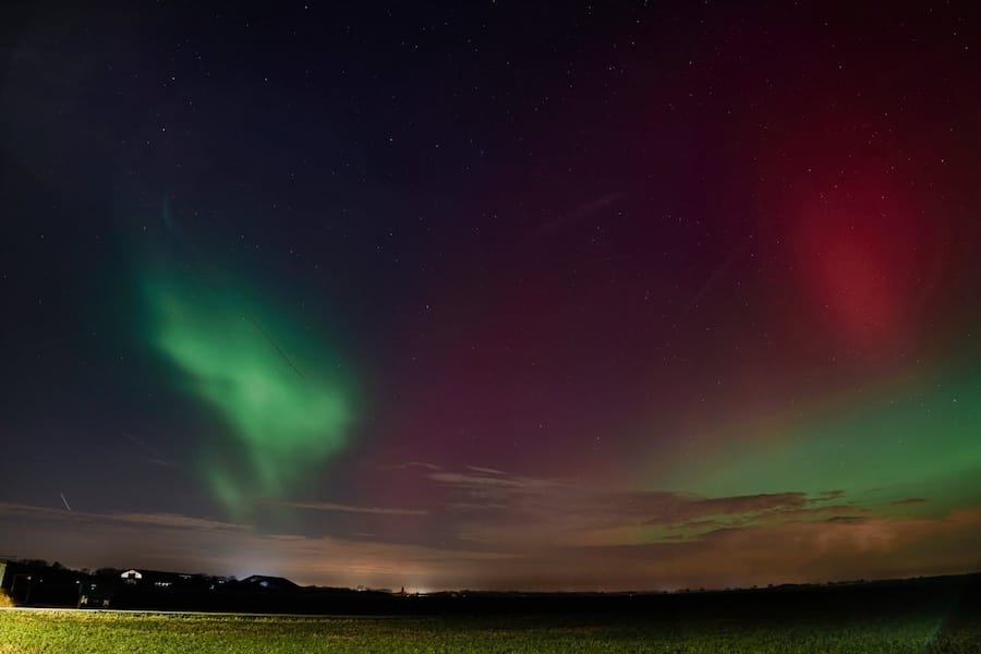 Seltenes Naturschaubild über dem Selfkant