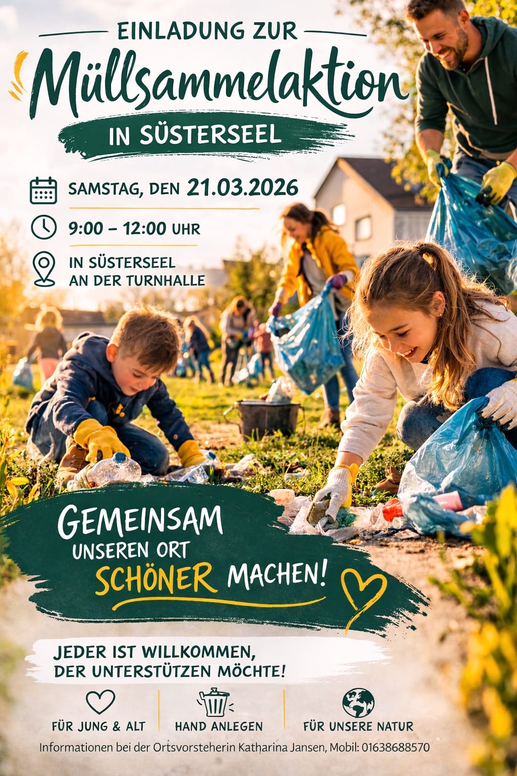 Müllsammelaktion in Süsterseel