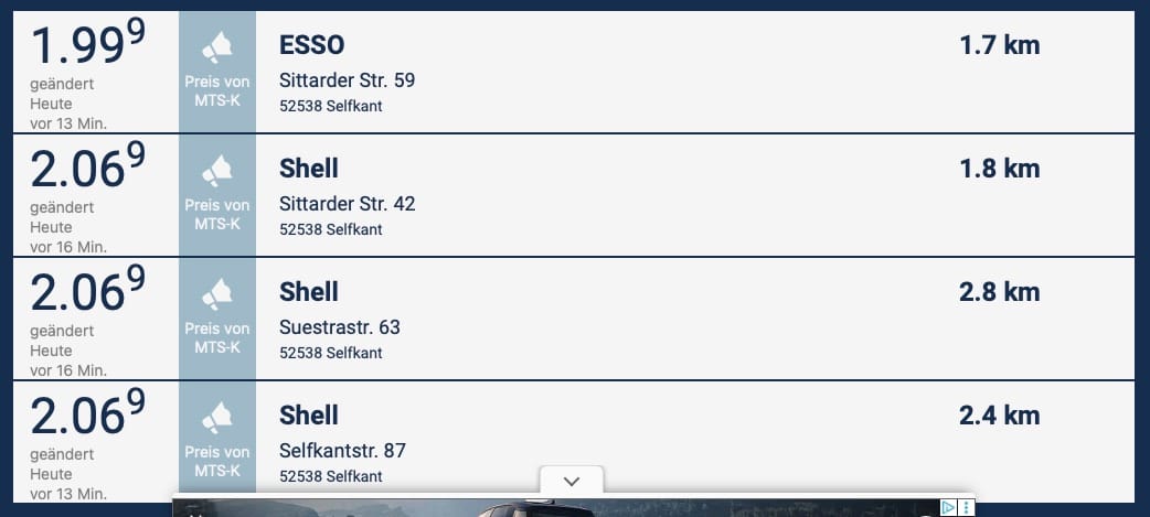 Warum sind unsere Kraftstoffpreise höher als in Belgien?
