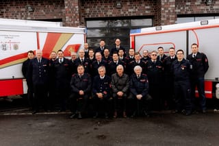 Fahrzeug- und Drohneneinweihung bei der Löscheinheit Schalbruch-Havert am 11. Mai