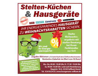 Speziell für die Vorweihnachtszeit