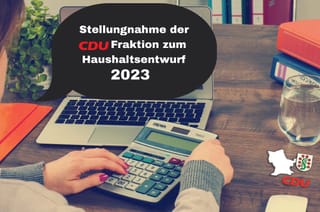 Haushaltsrede 2023 der CDU-Fraktion