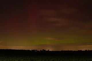 Polarlichter über dem Selfkant