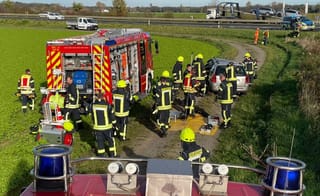 Verkehrsunfall auf der B56n