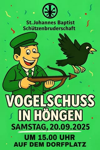 Vogelschuß in Höngen