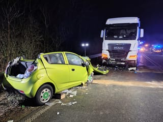 Vier Verletzte bei Verkehrsunfall auf B56n