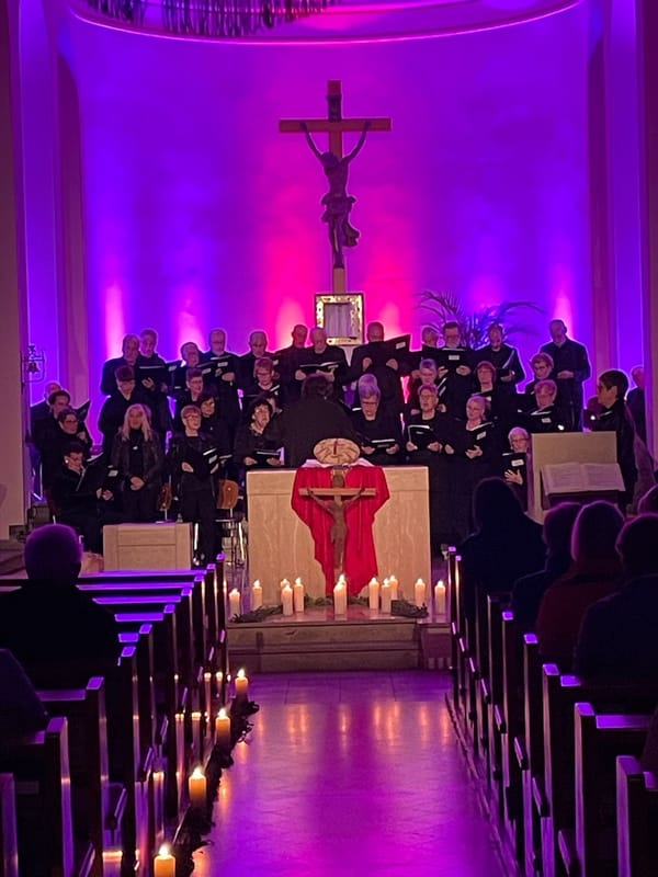 Taize` Feier des Pfarrcäcilienchors Höngen am Gründonnerstag