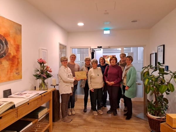 Frauengemeinschaft übergibt Spende an das Hospiz Erkelenz