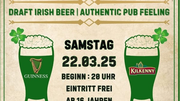 Rock am Raum e.V. präsentiert: St. Patrick's Day Special – Irische Nacht