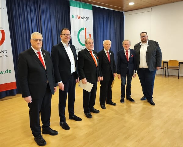 Sängerkreis Heinsberg ehrt verdiente Chöre, Chormitglieder und langjährige Verdienste um das Ehrenamt