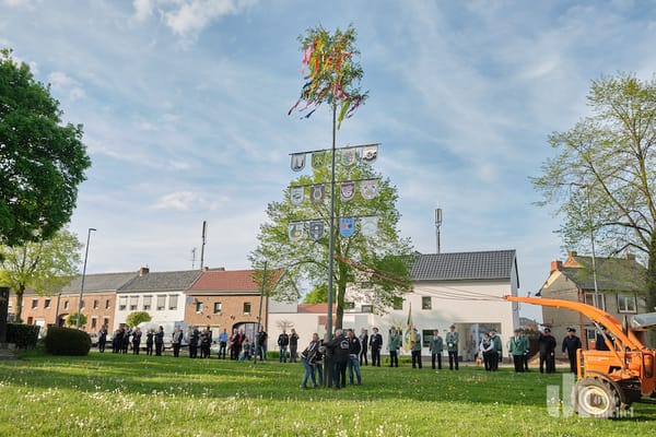 Der Maibaum steht!