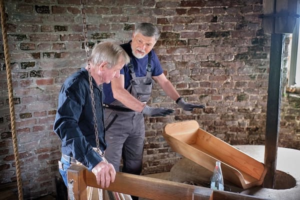 Reges Interesse an den Selfkant-Windmühlen