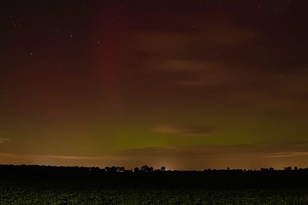 Polarlichter über dem Selfkant