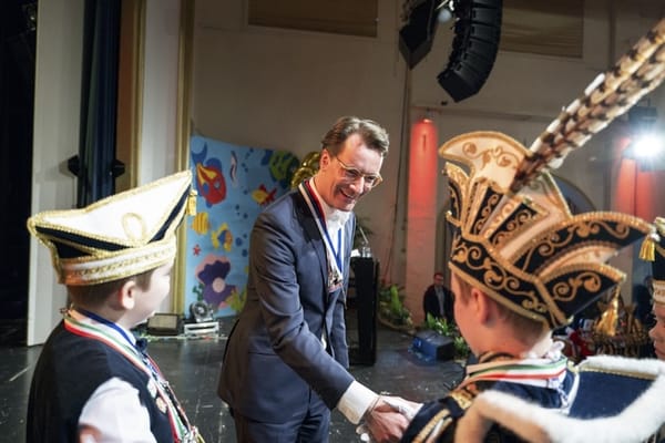 Kinderprinz der Witsemänn Tüddern zu Gast beim Empfang des Kindertollitäten des Landes NRW