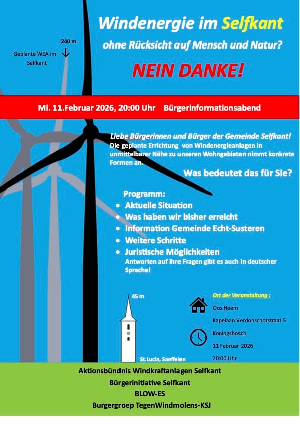 Neues zur Windkraft im Selfkant