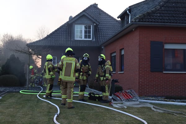 Küchenbrand in Einfamilienhaus