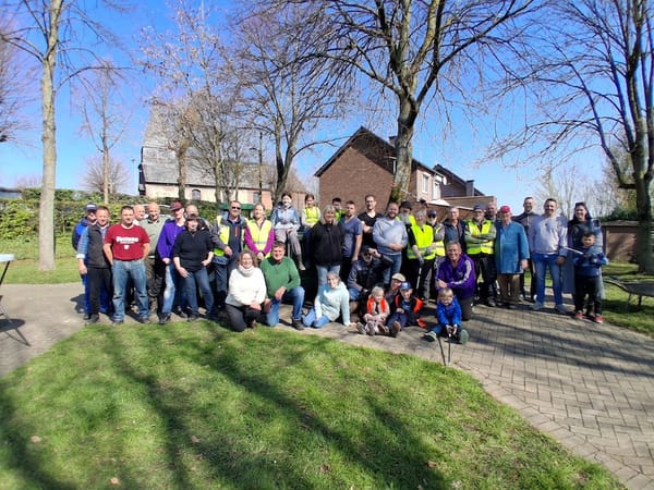 Großer Einsatz für eine saubere Umwelt in Hillensberg