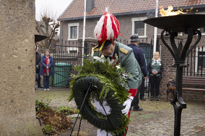 Volkstrauertag in Millen: Würdiges Gedenken am Ehrenmal