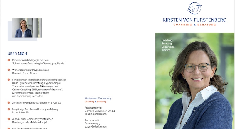 Kirsten von Fürstenberg Coaching & Beratung in Geilenkirchen – Menschen stärken!