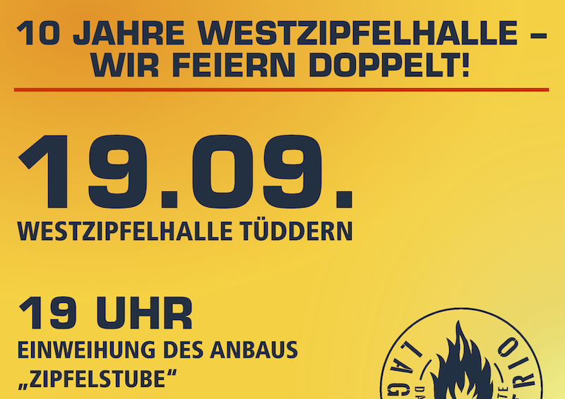 Erweiterung der Westzipfelhalle in Tüddern