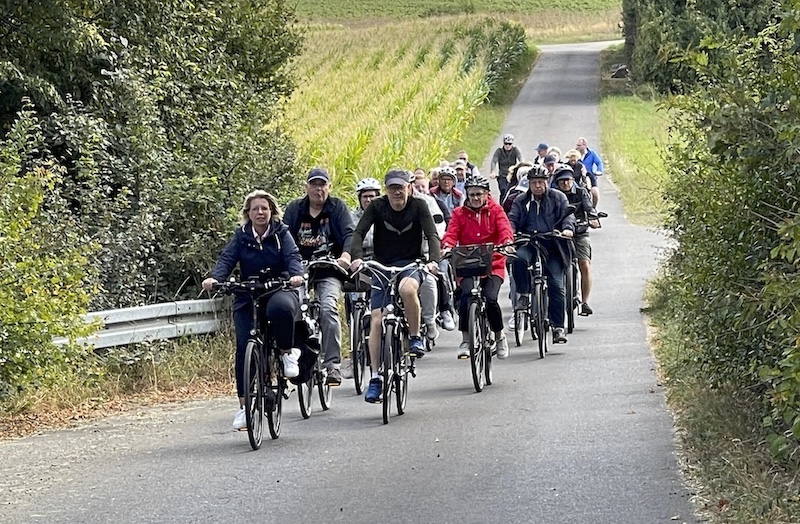 Haverter Schützen auf jährlicher Radtour