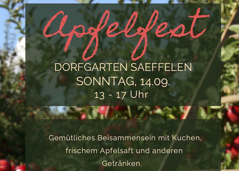Apfelfest in Saeffelen