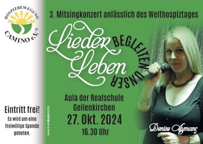 3. Mitsingkonzert anlässlich des Welthospiztages