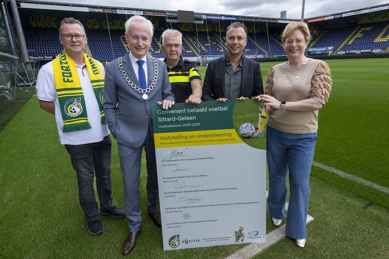 Samen voor veilig voetbal: convenant 2025-2026 ondertekend