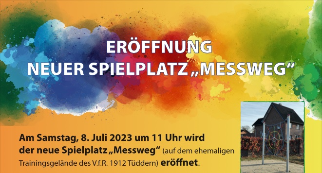 Eröffnung Neuer Spielplatz "Messweg"