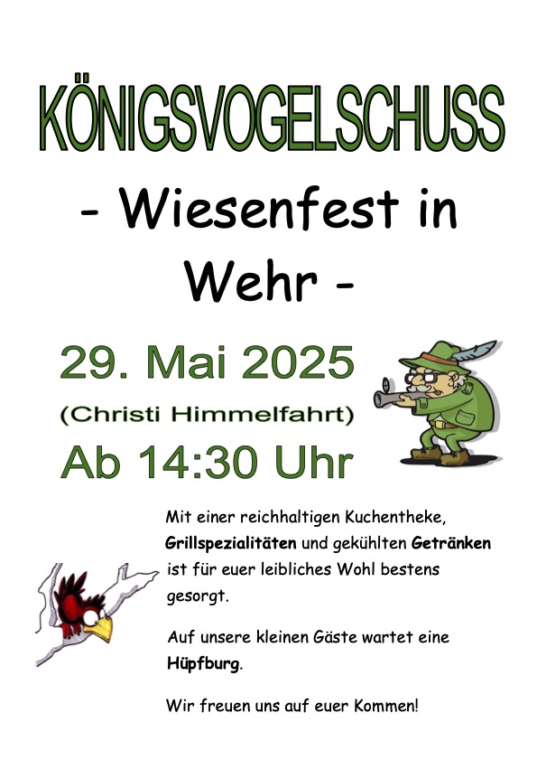 Wiesenfest mit Vogelschuss in Wehr