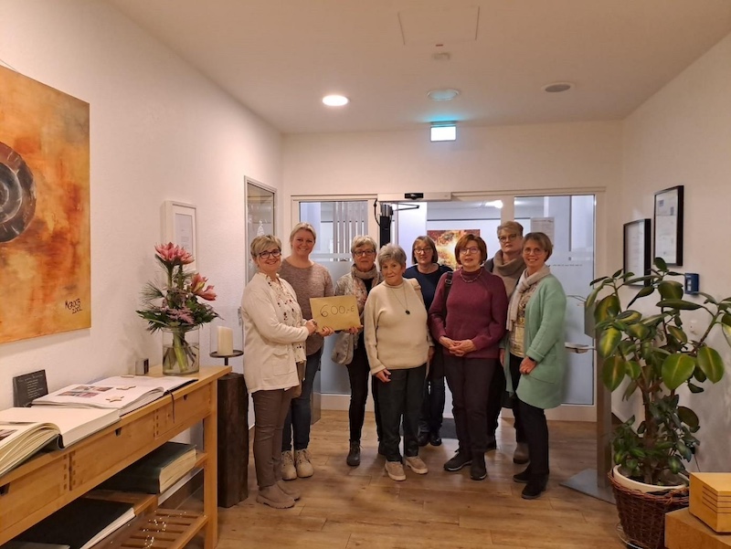 Frauengemeinschaft übergibt Spende an das Hospiz Erkelenz