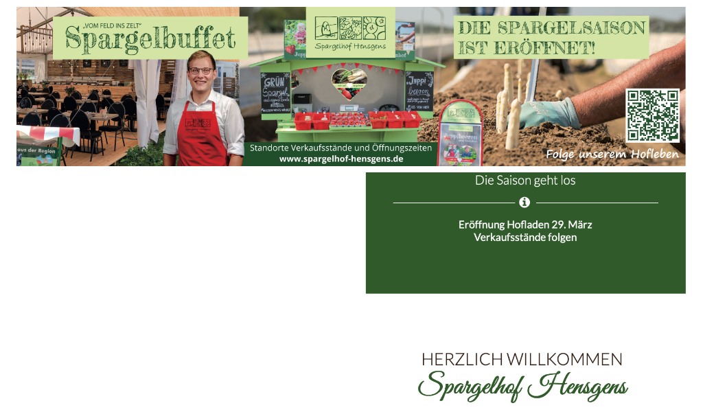 Frisch vom Feld genießen – Start der Spargelsaison 2023