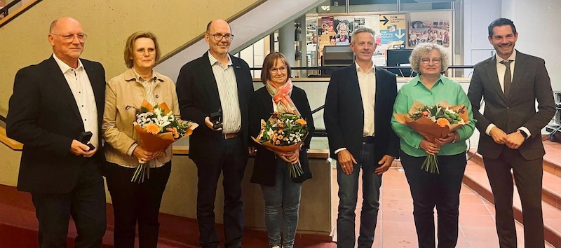 Verleihung von Ehrenringen an langjährige Ratsmitglieder