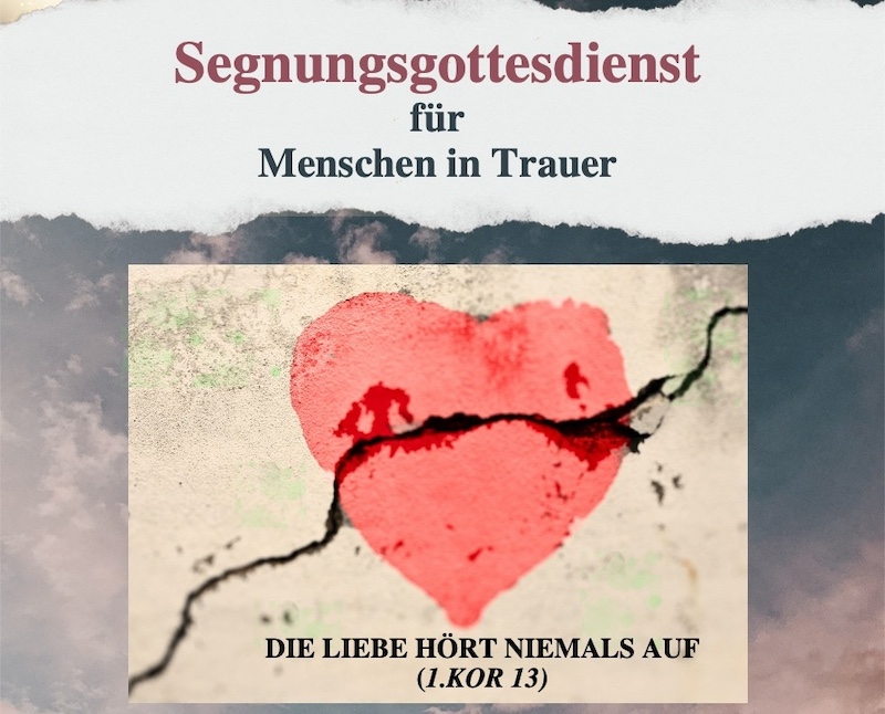 Neues Angebot für Trauernde: Segnungsgottesdienst