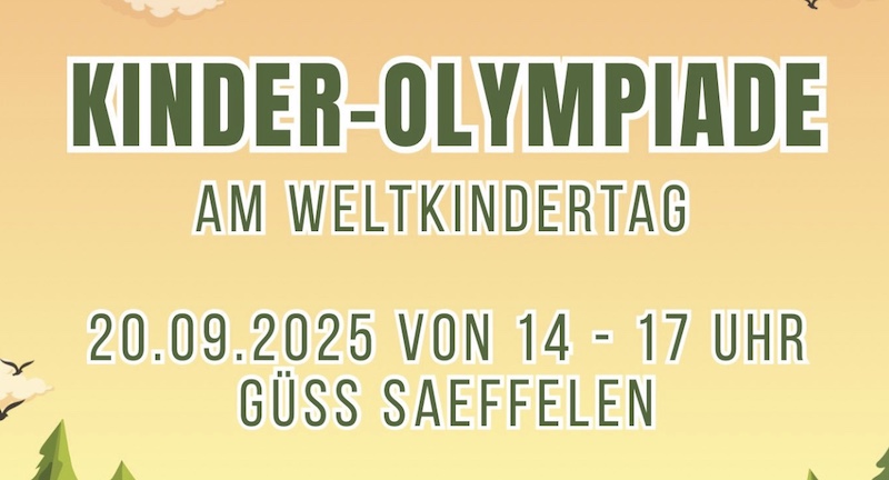 Auf zur Kinderolympiade